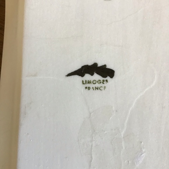 FINAL SALE Vintage Limoges France Porcelain Trinket Dish with Quote re Old Age - Picture 5 of 5